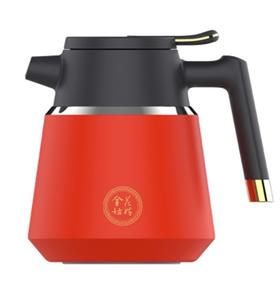 金花姑姑定制 红色保温泡茶壶 1.3L