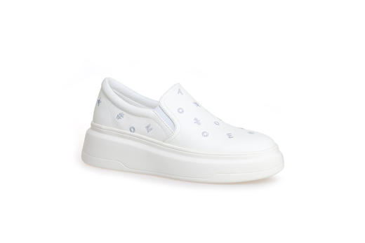 豪麟名鞋奥莱迪嘉女鞋时尚休闲鞋牛皮革DJHJA41WX002白色  原价1660元 商品图0