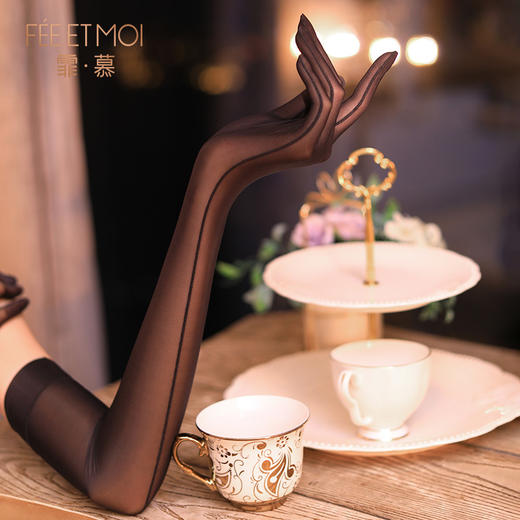 【霏慕】 超薄超滑高密油亮手套 8458 商品图10