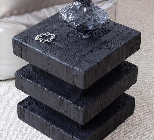 城喧  二层卧室2松木墩实木矮凳 商品图3