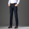 秋冬季男士休闲牛仔裤中年棉质宽松中腰微弹爸爸男装长裤 商品缩略图1