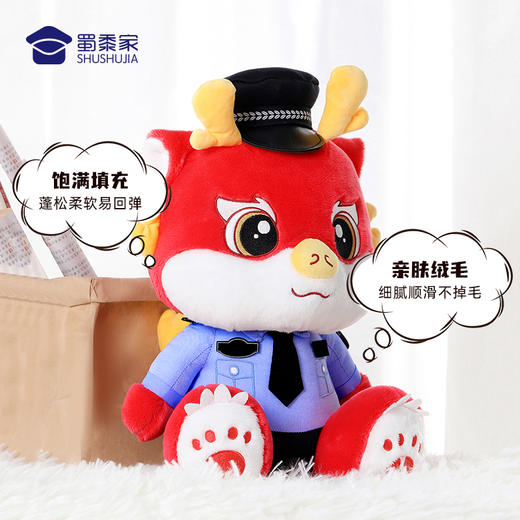 【蓝衬小龙（可定制）/清仓】可定制毛绒玩偶儿童礼品礼物萌萌龙公仔 商品图3