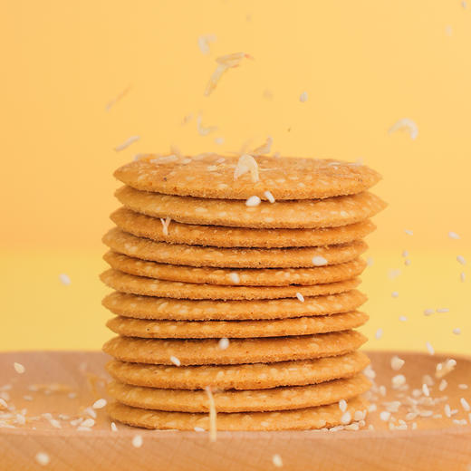 小猪优选誉海虾皮薄脆芝麻海苔饼干酥脆薄饼休闲鲜香零食厦门特产 商品图4