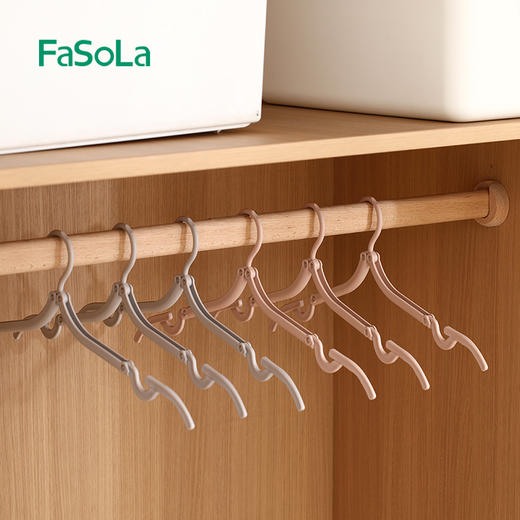 折叠衣架3枚装 旅行神器收纳衣挂家用衣服架内衣架子衣服架挂衣 商品图4