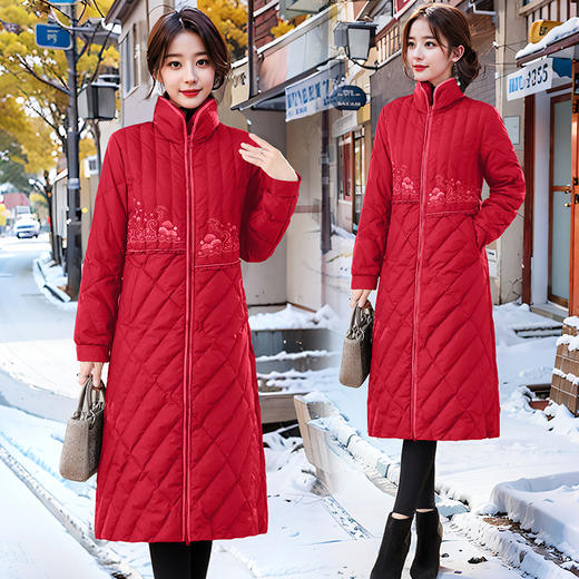 冬装新款，时尚潮流简约气质优雅连帽羽绒服HRYZ9568 商品图3