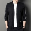 春秋季男士长袖针织开衫中青年潮流休闲外穿毛衫外套上衣 商品缩略图3