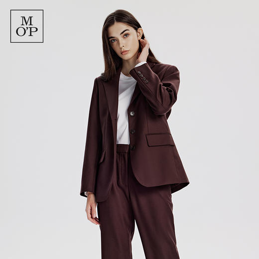Marc O'Polo/MOP【商场同款】秋季新款绵羊毛三粒扣休闲西装女士 商品图4