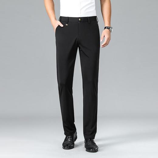 薄款弹力休闲裤男士夏季商务休闲虎头刺绣潮流直筒型百搭西裤 商品图1