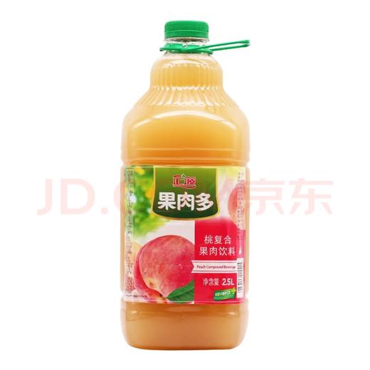 汇源果肉多桃味 2.5L*6桶（后返0.5） 商品图1