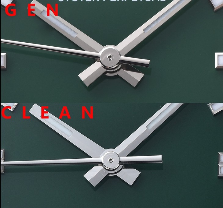 C厂劳力士一比一超A高仿手表蚝式恒动系列m126000-0005、m124300-0005对比正品评测