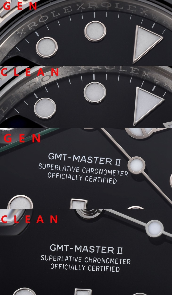 C厂劳力士顶级一比一精仿手表格林尼治型II系列M126720VTNR-0001对比正品评测