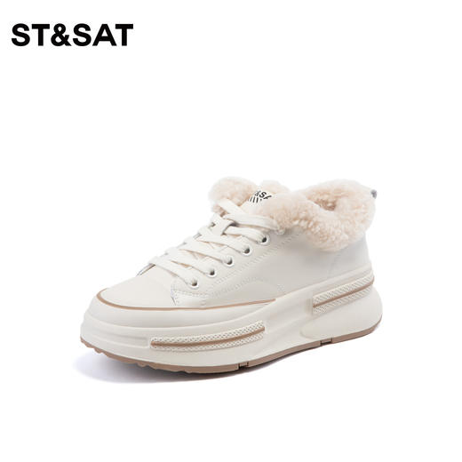 星期六保暖绒里厚底休闲板鞋SS34112456 商品图6