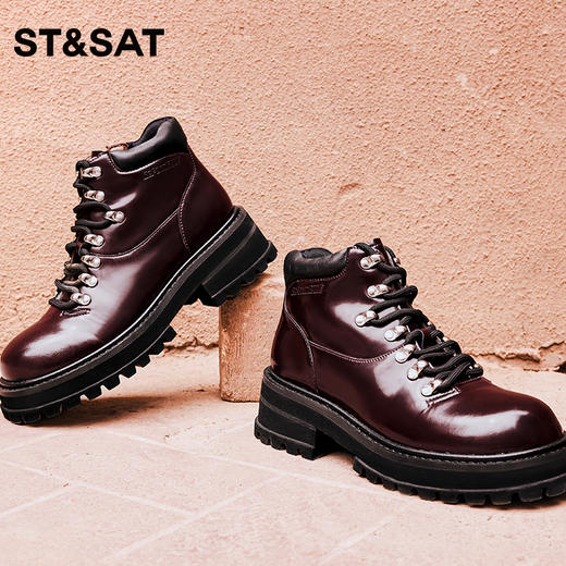 星期六潮酷炸街马丁靴短靴SS34116531 商品图1