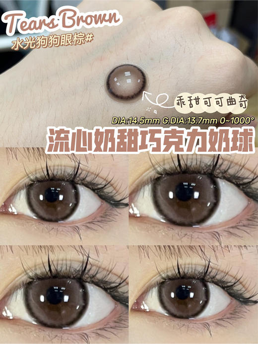 Claire Tears水光狗狗眼棕【年抛】 商品图0