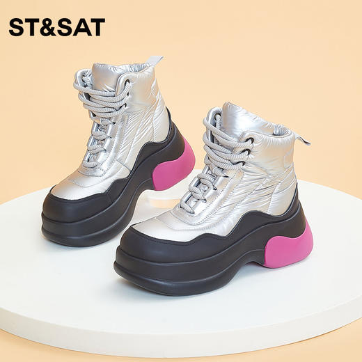 星期六时髦撞色潮酷工装鞋SS34116648 商品图0