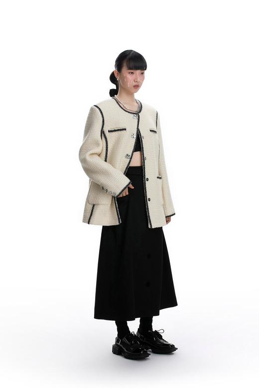 小香风长款外套 商品图0