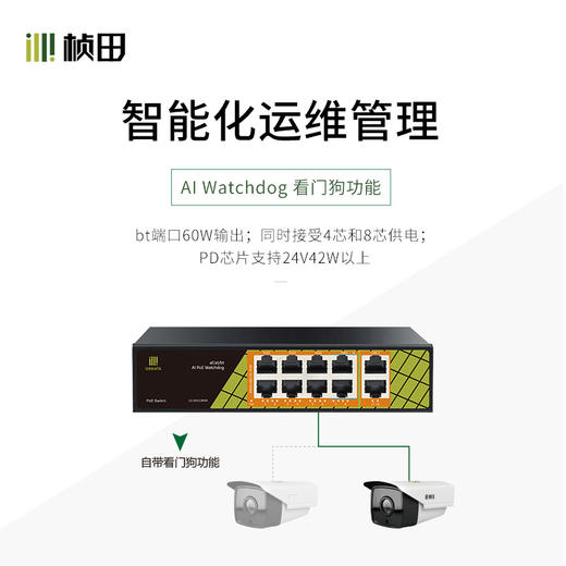 10口全千兆PoE交换机 P1210G6 商品图1