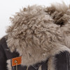 NP60423冬季新款羊毛大翻领撞色毛边宽松显瘦时尚兔毛皮毛一体外套女 商品缩略图5