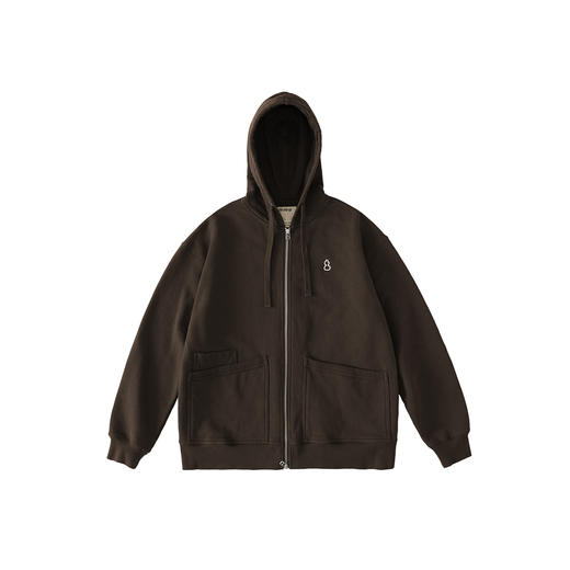 吃茶去chichaqu重磅带帽拉链卫衣 商品图1