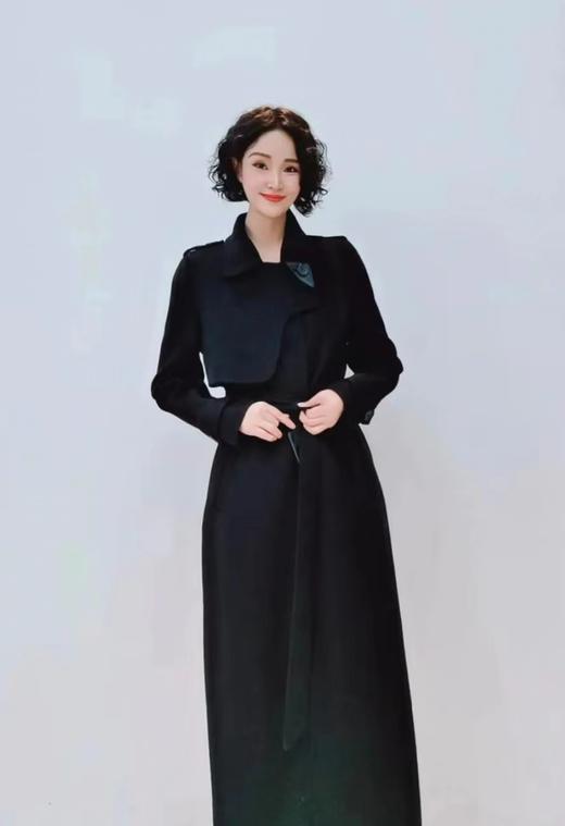 D6074       气质高端时尚修身显瘦双面羊绒大衣外套 商品图5