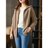 羊毛针织外套开衫女早春2023新款毛衣韩版懒惰风宽松外搭上衣 商品缩略图3