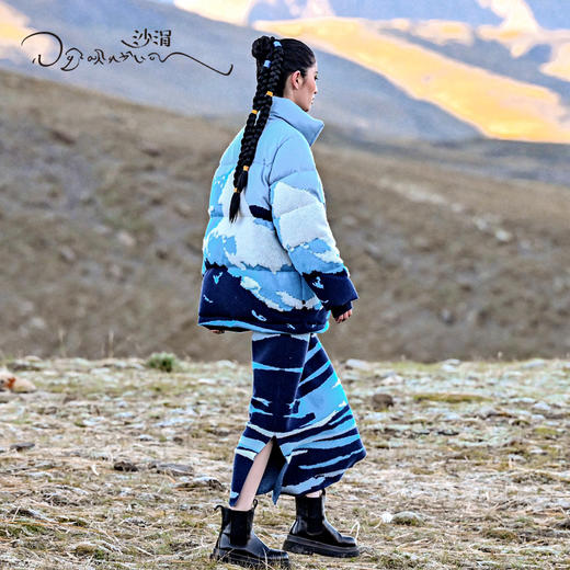 雪山系列羊绒针织羽绒服SJF95W290W 商品图2