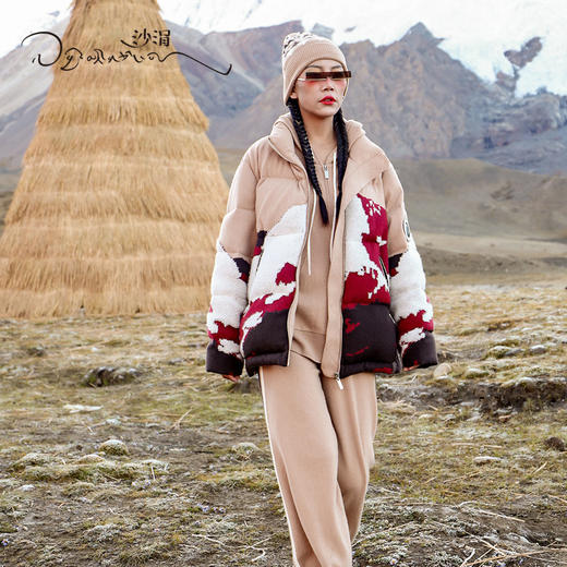 雪山系列羊绒针织羽绒服SJF95W290W 商品图5