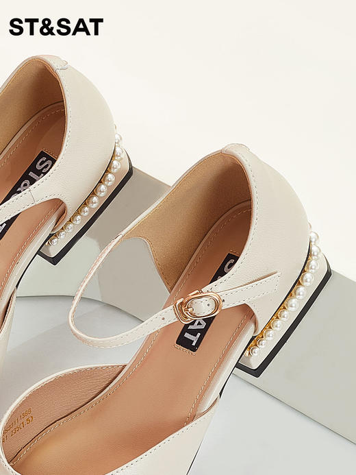 星期六柔美拼色玛丽珍单鞋SS33111388 商品图1