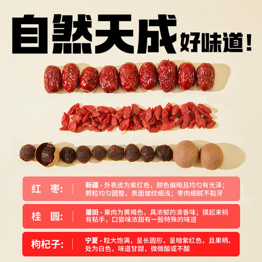 【新品】香港益记八宝堂红枣桂圆枸杞茶铁盒装甄选好料礼盒送礼240G/30包 商品图2