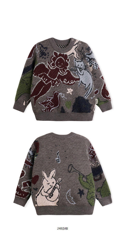 jnby  23年冬款  长袖套头毛衫 YNB310210 商品图9