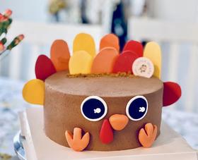 【感恩节】火鸡造型创意蛋糕A款
