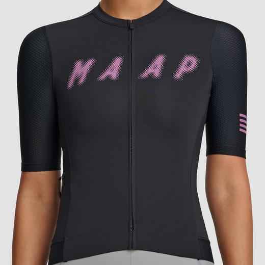 MAAP 女士 Halftone Pro Jersey Black 短袖骑行服 商品图4