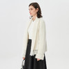 Self Who月光白安哥拉兔毛针织外套女冬季2023新款围巾领宽松休闲毛织开衫 商品缩略图1