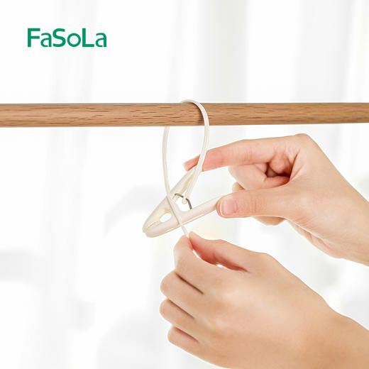 FaSoLa塑料衣夹晾晒晾衣服夹子晾衣架小号防风固定多功能晾衣夹家用 商品图11