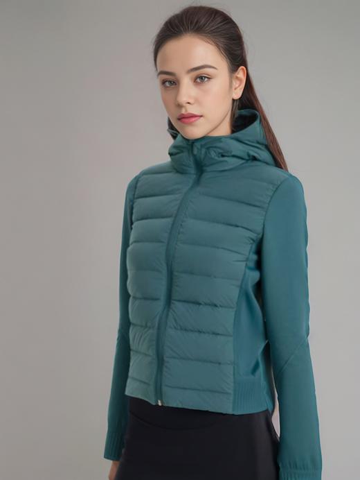 哈瓦塔超轻羽绒运动瑜伽外套H320170 商品图7