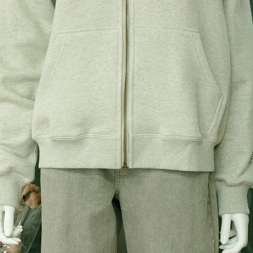 休闲针织连帽外套 2023秋冬新款 基础款卫衣帽衫 男女同款 情侣款运动衣 素道敦煌天然有机彩棉织造 舒适安全健康 [漳州仓] 商品图4