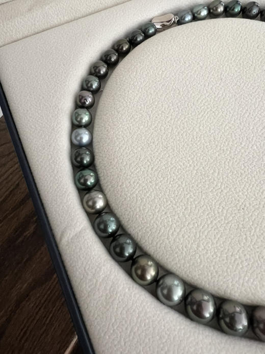 孤品捡漏 大溪地混彩8-11mm 正圆强光超性价比 商品图3