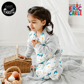 【Nest Designs】卡尔联名 婴儿睡袋 秋冬纱布长袖儿童厚夹棉