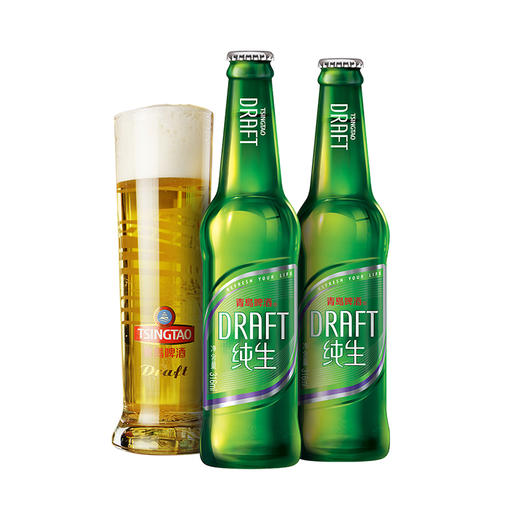 青岛啤酒纯生水晶标316ml*24瓶/箱 商品图1