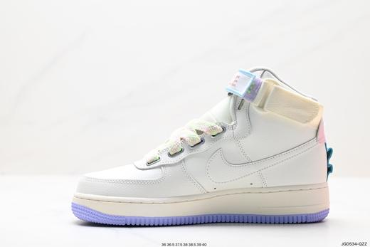 耐克Nike Air Force 1空军一号高帮休闲运动板鞋CO4810-111女鞋 商品图2