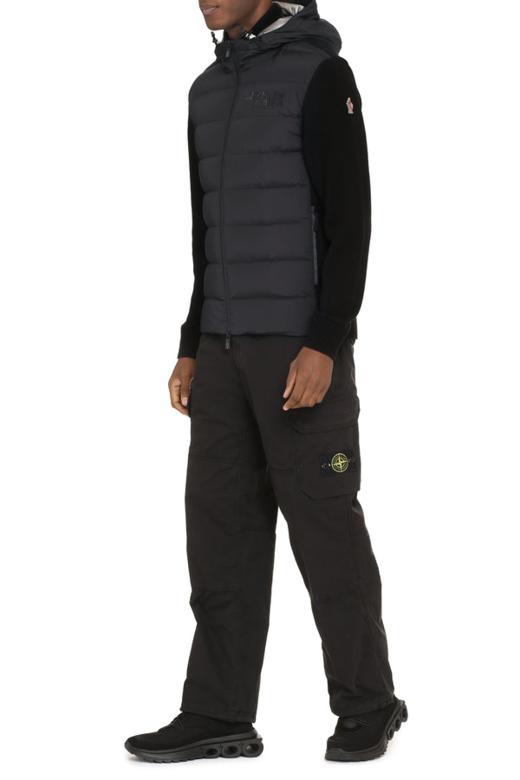 【欧洲专柜直通车预定特惠秒】Moncler 蒙口/盟可睐 带衬垫前幅开衫鹅绒羊毛外套 商品图4