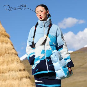 雪山系列羊绒针织羽绒服SJF95W290W