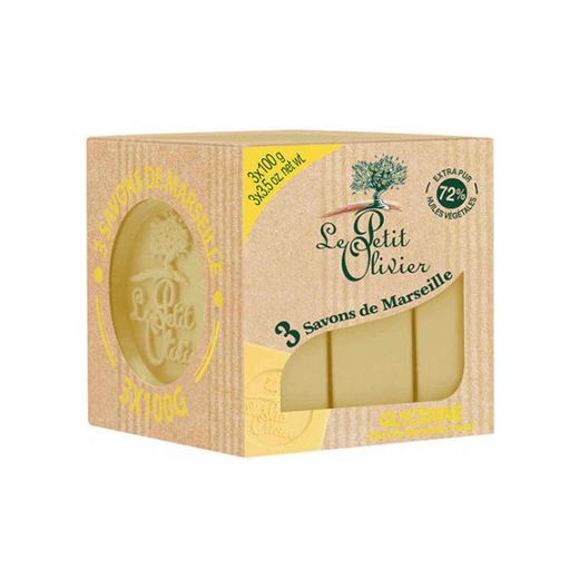 【发现好物】LE PETIT OLIVIER - 甘油马赛皂 3 x 100g 商品图0