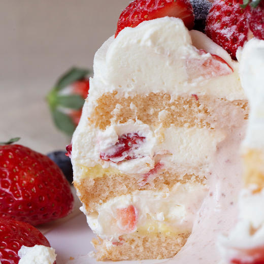 「草莓小姐」流心裸蛋糕（下单可备注：不要流心，则按非流心夹心出品） 商品图5