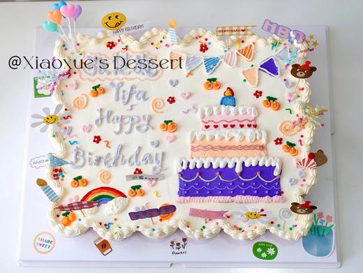 30个纸杯大长方蛋糕（价格非标价，详情请咨询客服） 商品图1