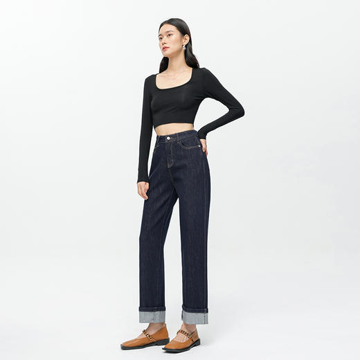 HEY+JEANS 高端系列蓄热保暖牛仔裤 7067 商品图2