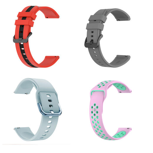 【积分兑换】多种颜色表带  硅基定制手表表带  原装黑色 粉色 撞色 灰色 商品图0