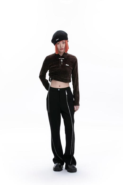 侧抽链条短上衣 商品图0