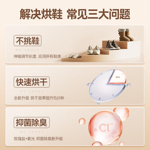 斗禾烘鞋器家用暖鞋神器干鞋器除臭杀jun烘鞋机可伸缩烤鞋器干鞋机 商品图1