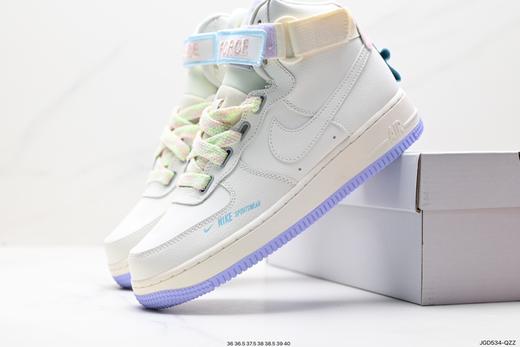 耐克Nike Air Force 1空军一号高帮休闲运动板鞋CO4810-111女鞋 商品图6